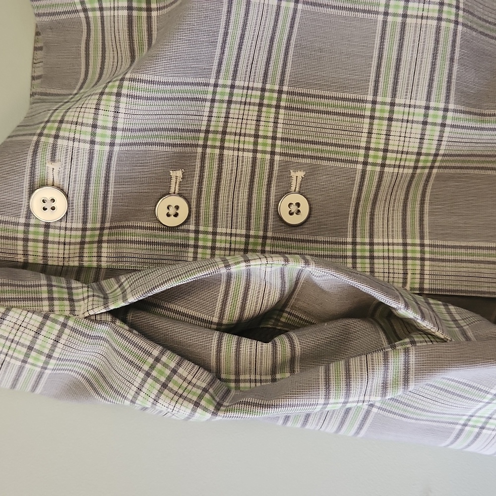 Plaid Button-Front Pleated Skort – Preppy Athletic Style - Picture 8 of 11